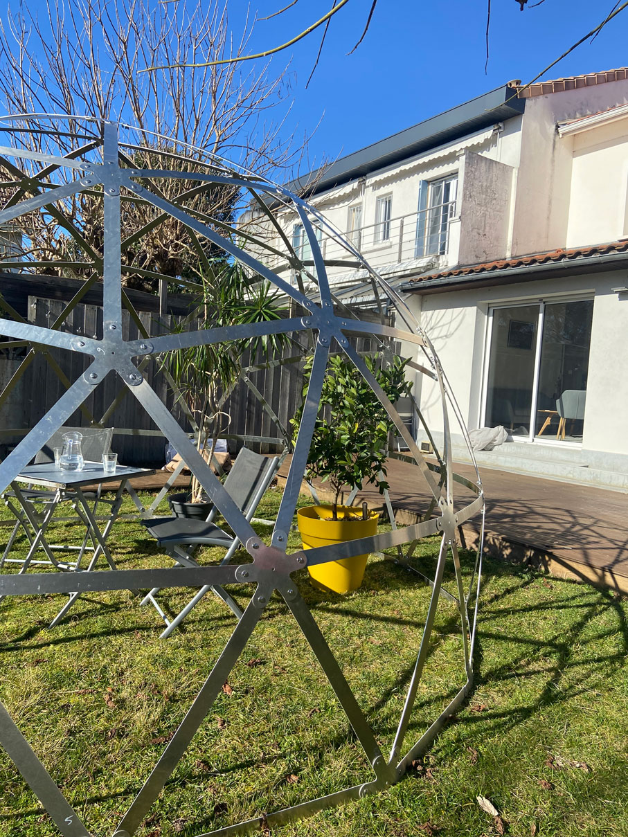 Dôme géodésique aluminium - Dômes Français